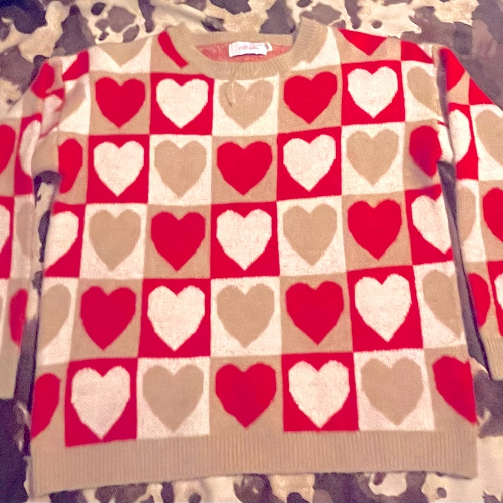 Jess Lea Heart Sweater